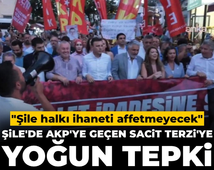 Başkan tutukluyken belediye AKP'ye geçti: Şile'de Sacit Terzi'ye yoğun tepki