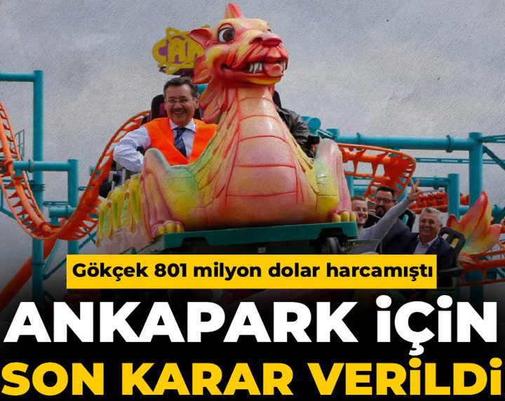 Melih Gökçek 801 milyon dolar harcamıştı! Ankapark için son karar verildi