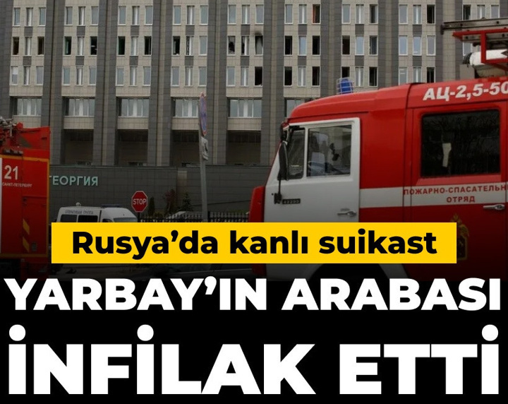 Rusya'da kanlı suikast: Yarbay'ın arabası infilak etti