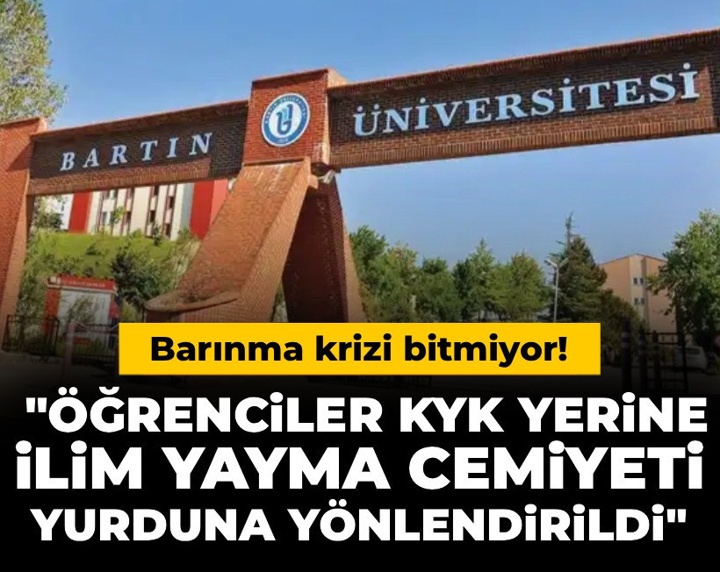 Barınma krizi bitmiyor: Şimdi de öğrencilerin KYK yerine İlim Yayma yurduna yönlendirildiği iddia edildi!