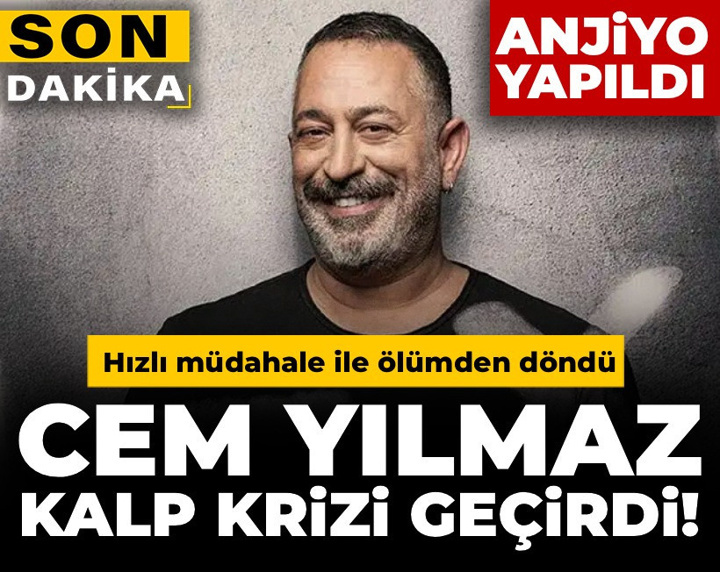 Son Dakika | Ünlü komedyen Cem Yılmaz hastaneye kaldırıldı