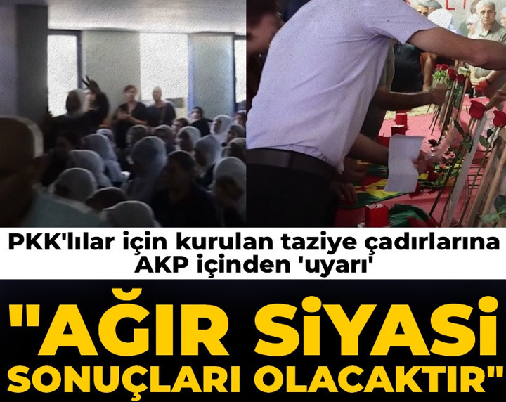 Şamil Tayyar PKK'lı taziye çadırları için uyardı: Ağır siyasi sonuçları olacaktır