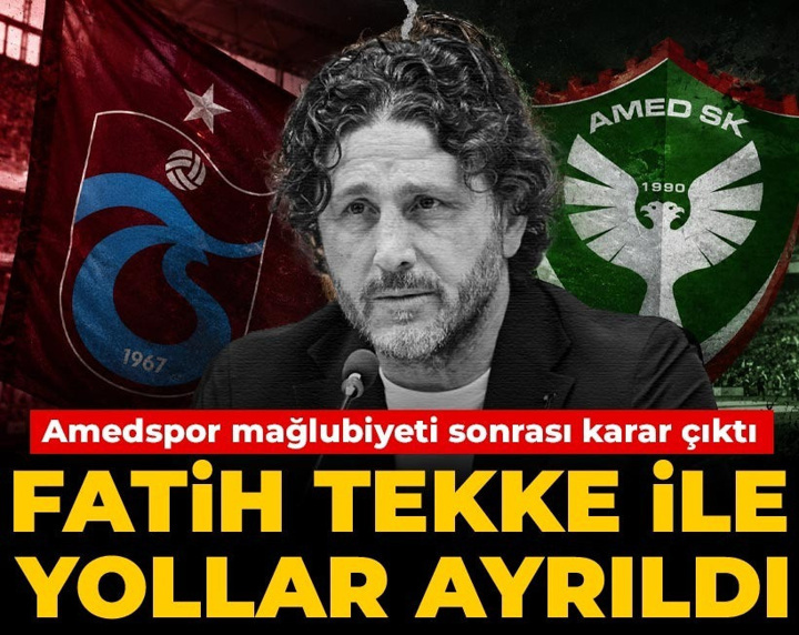 Son Dakika | Trabzonspor'da Fatih Tekke ile yollar ayrıldı