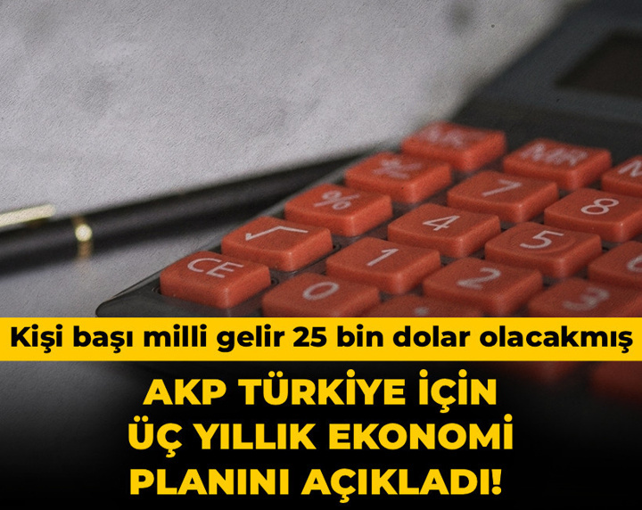 Son Dakika | AKP üç yıllık ekonomi planını açıkladı! OVP'de enflasyon beklentisi yükseldi