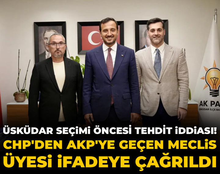 Son Dakika | Üsküdar Belediye Meclis üyesine tehdit iddiası: Soruşturma başlatıldı