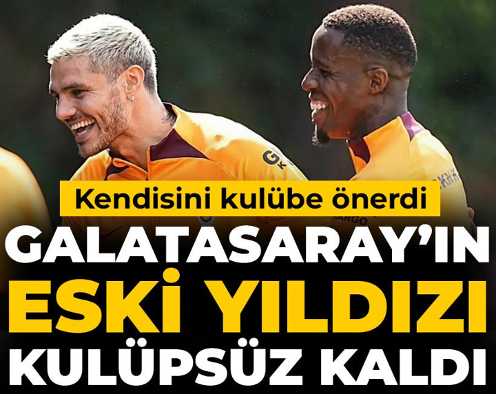 Galatasaray’ın eski yıldızı kulüpsüz kalınca kendisini kulübe önerdi
