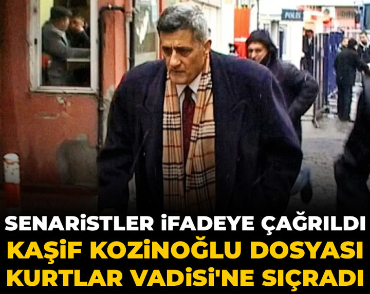 Son Dakika | Kaşif Kozinoğlu dosyası Kurtlar Vadisi'ne sıçradı: Senaristler ifadeye çağrıldı