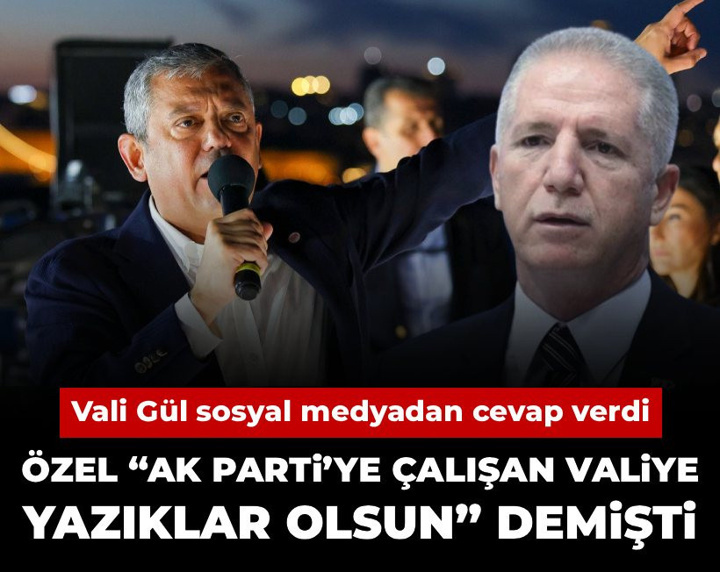 Özgür Özel “AK Parti’ye çalışan valiye yazıklar olsun” dedi: Vali Gül sosyal medyadan cevap verdi