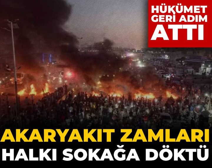 Suriye'de akaryakıt zamları halkı sokağa döktü: Hükümet geri adım attı