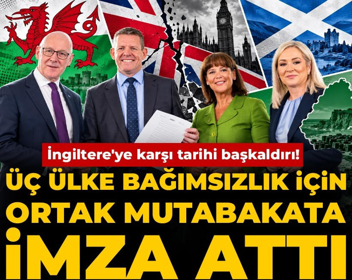 İngiltere'ye karşı tarihi başkaldırı! Üç ülke bağımsızlık için ortak mutabakata imza attı