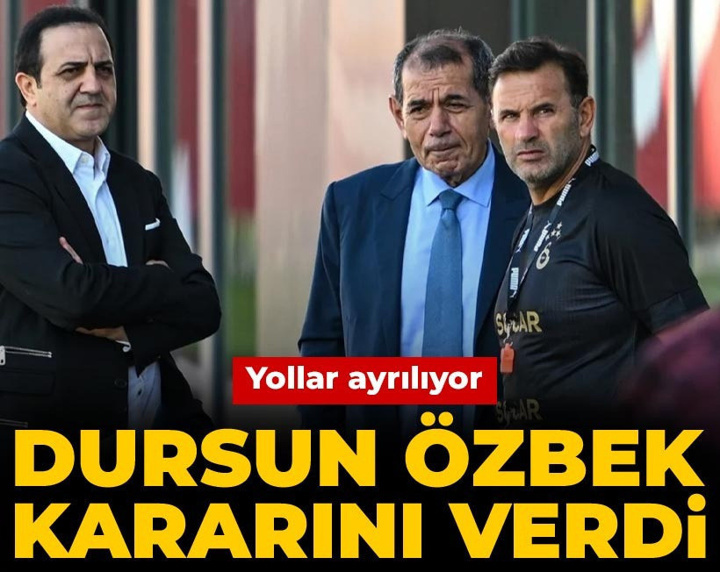 Dursun Özbek kararını verdi: Yollar ayrılıyor