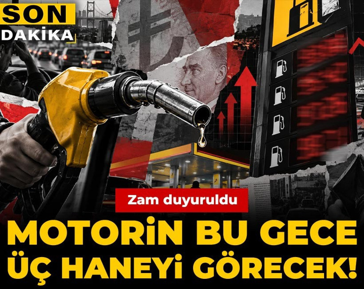 Son Dakika | Motorin bu gece üç haneyi görecek! Zam duyuruldu