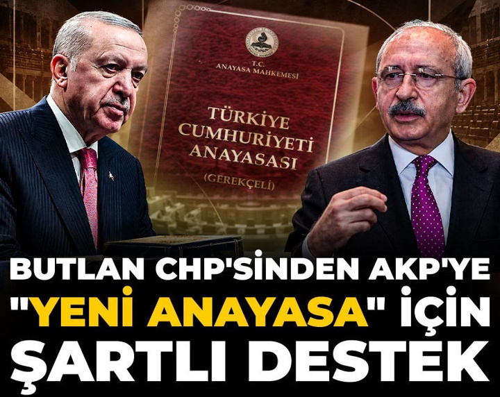 Butlan CHP'si kapıları kapatmadı: AKP'ye "yeni anayasa" için şartlı destek