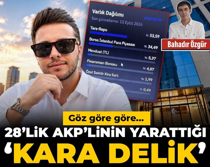 Göz göre göre… 28’lik AKP’linin yarattığı ‘kara delik’