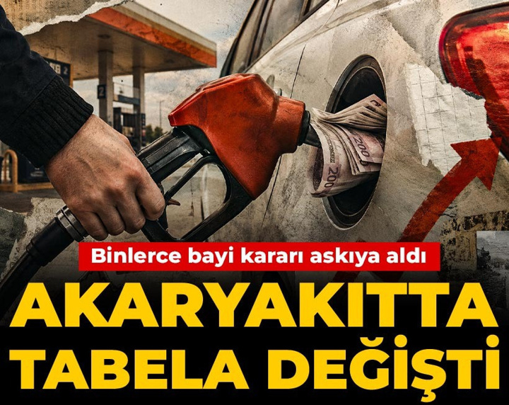 Akaryakıtta tabela değişti: Binlerce bayi kararı askıya aldı