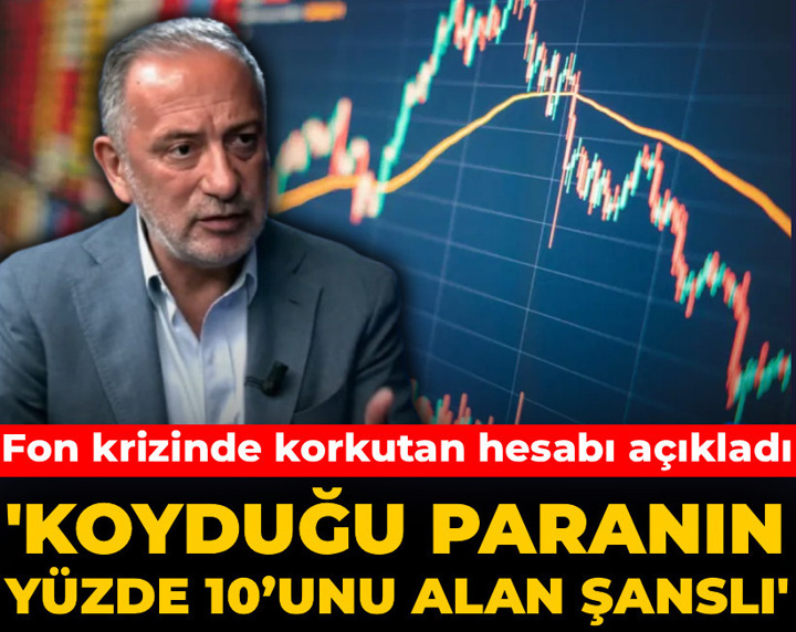 Fatih Altaylı fon krizinde korkutan hesabı açıkladı: Koyduğu paranın yüzde 10’unu alan şanslı