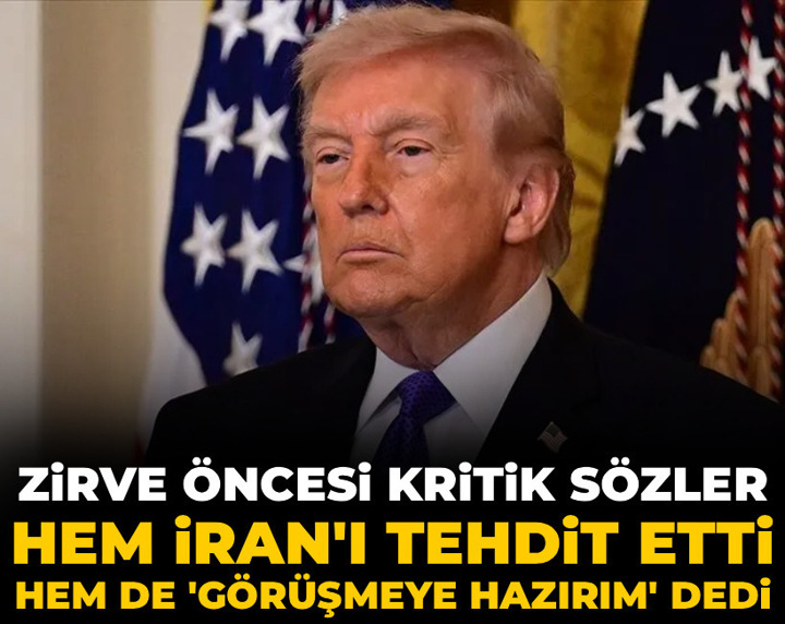Son Dakika | Trump: Pezeşkiyan ile görüşmeye hazırım