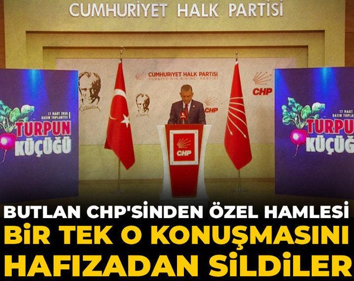 Butlan CHP'sinden Özgür Özel hamlesi: Bir tek o konuşmasını 'hafızadan' sildiler!