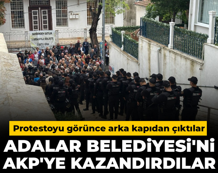 Adalar'da seçimi AKP'ye kazandırdılar: CHP'li üyeler arka kapıdan ayrıldı