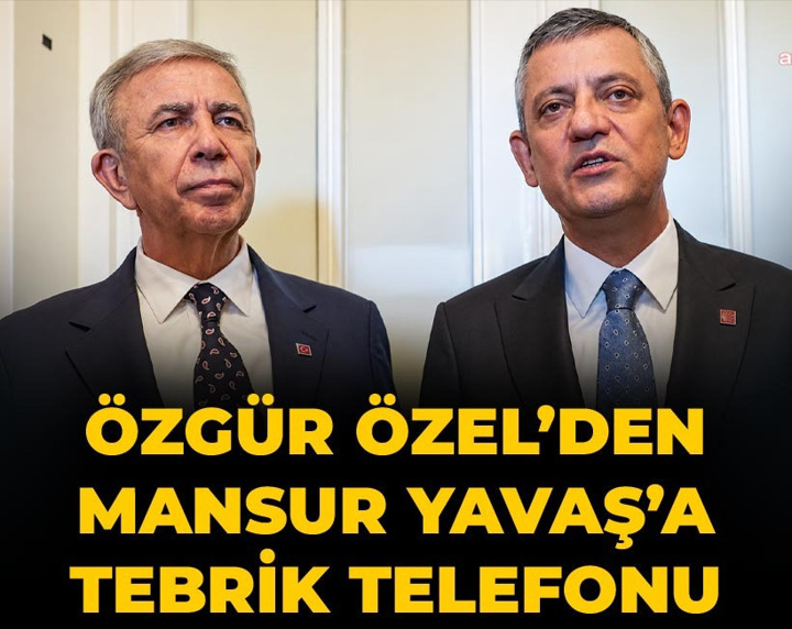 Son Dakika | Özgür Özel'den Mansur Yavaş'ın istifası hakkında ilk açıklama