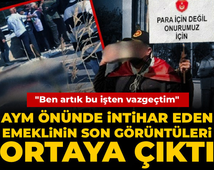 AYM önünde intihar girişiminde bulunan emekli polisten acı haber!