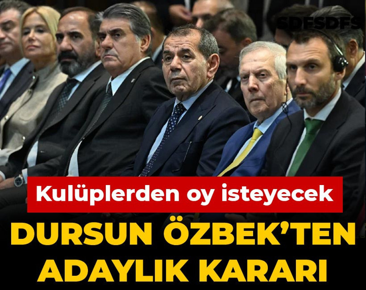 Dursun Özbek'ten beklenmedik adaylık kararı: Kulüplerden oy isteyecek