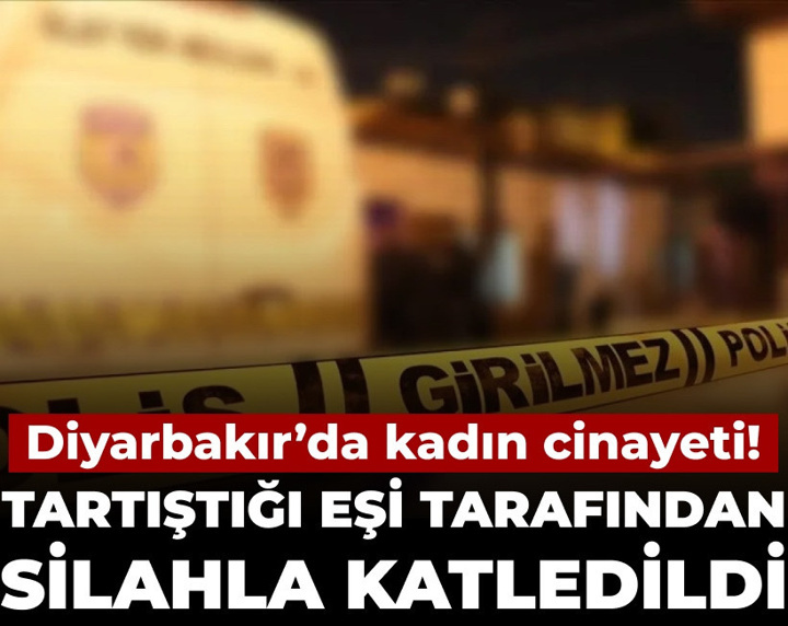 Diyarbakır'da kadın cinayeti: Katil eş yakalandı