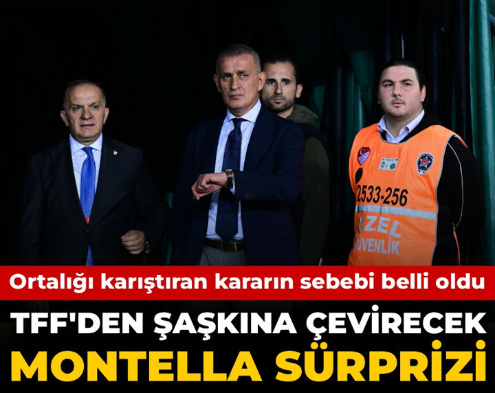 TFF'den şaşkına çeviren Montella sürprizi: Kararın sebebi belli oldu