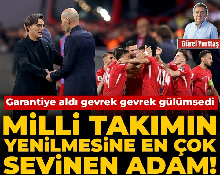 Milli takımın yenilmesine en çok sevinen adam! Garantiye aldı gevrek gevrek gülümsedi
