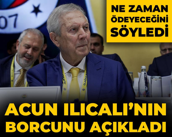 Aziz Yıldırım Acun Ilıcalı'nın borcunu açıkladı: Ne zaman ödeyeceği belli oldu