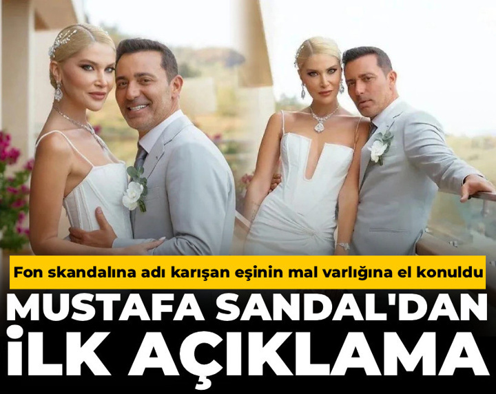 Eşinin adı fon skandalına karıştı: Mustafa Sandal'dan ilk açıklama