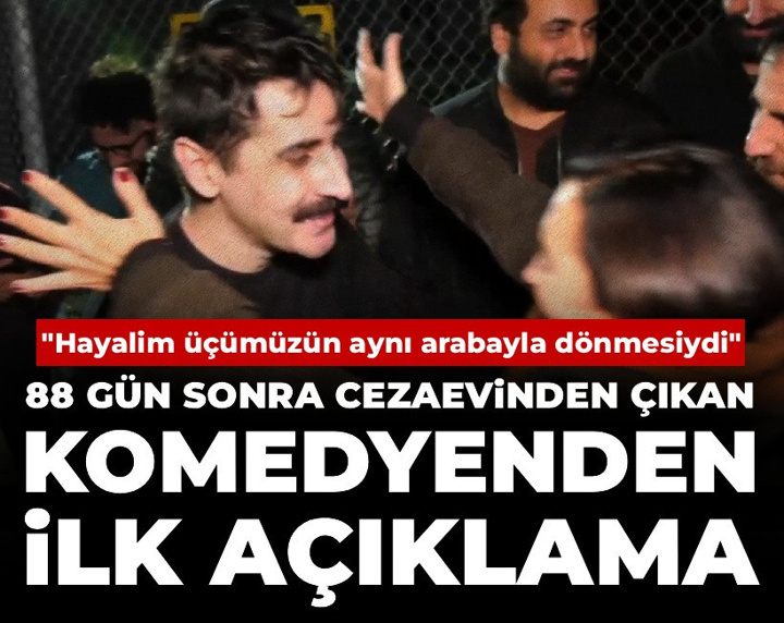 Son Dakika | Komedyen Deniz Göktaş tahliye edildi: 88 gün sonra cezaevinden çıkan komedyenden ilk açıklama