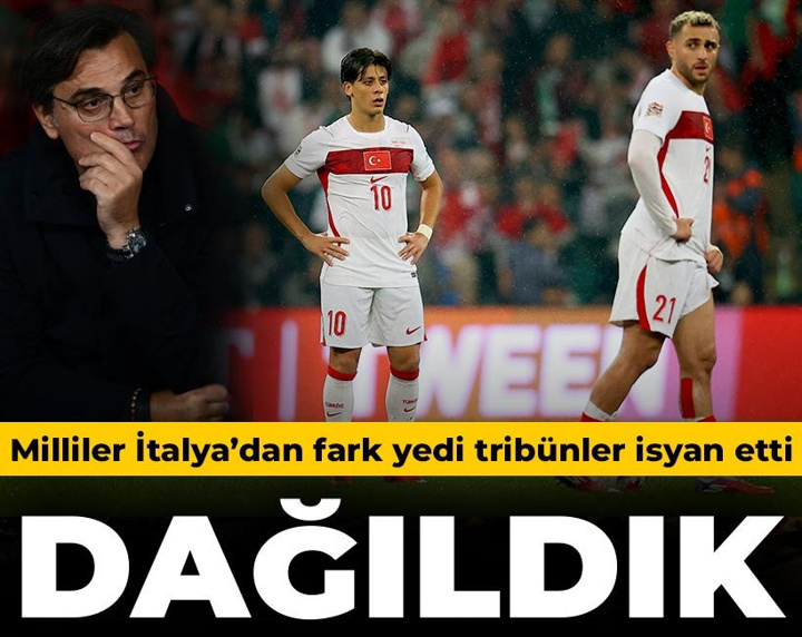 Milli Takım dağıldı: İtalya hezimeti tribünleri isyan ettirdi