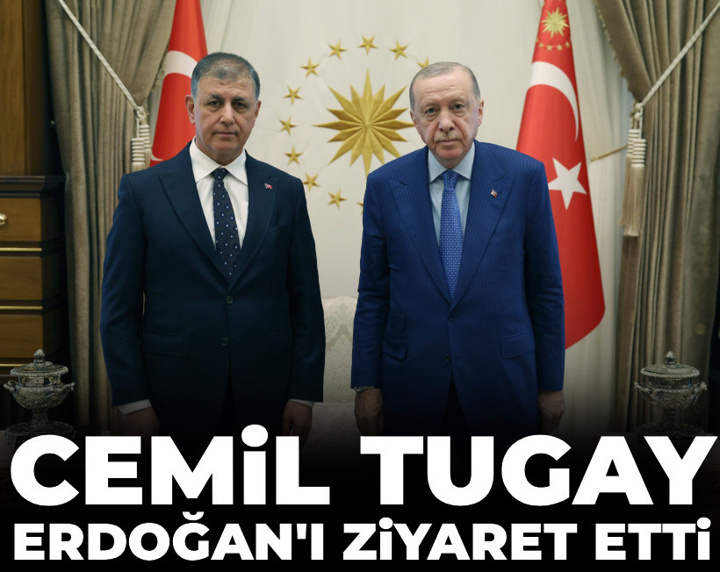 Son Dakika | Saray'da dikkat çeken ziyaret: Cemil Tugay ile Erdoğan bir araya geldi