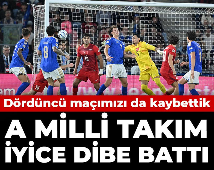 Milli takım iyice dibe battı: Dördüncü maçı da kaybettik