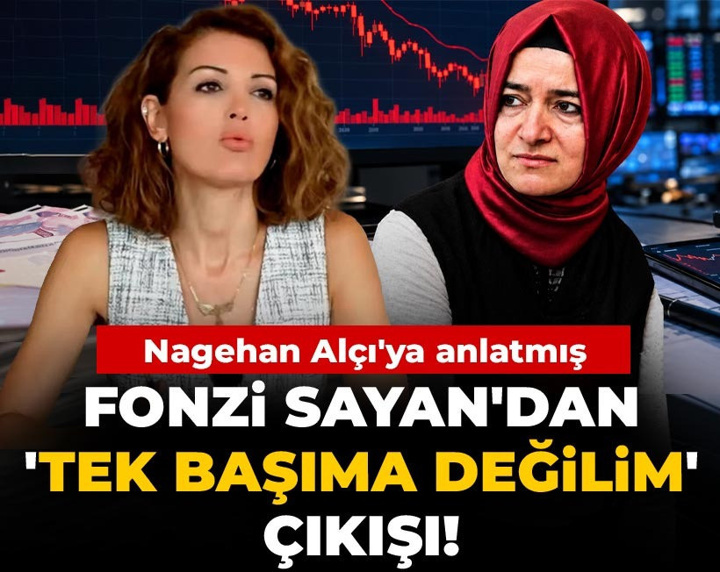 Fonzi Sayan'dan 'Tek başıma değilim' çıkışı! Nagehan Alçı'ya anlatmış