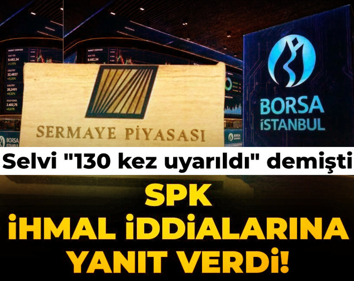 Son dakika | SPK 'uyarıları dikkate almadı' iddialarına yanıt verdi! 96 suç duyurusunda bulunduk