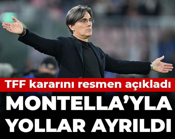 Son dakika | Montella ile yollar ayrıldı