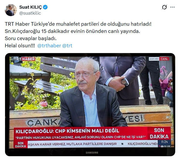 TRT Haber Kılıçdaroğlu'nu kesintisiz verince o bile isyan etti - Resim : 3