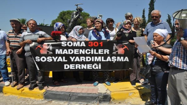 Madenci aileleri, 'adalet buluşması' için Soma'dan yola çıktı - Resim : 1