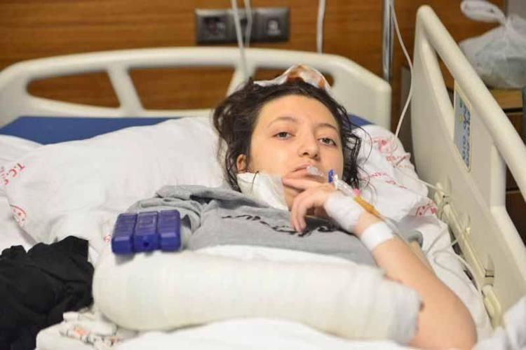 12. kattan düşüp ölümden döndü! Ecrin’in ilk isteği yürekleri dağladı - Fotoğraf: 6