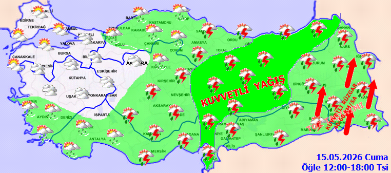 Meteoroloji uyarıları peş peşe dizdi: 3'ü büyükşehir 11 ilde alarm verdi - Resim : 2