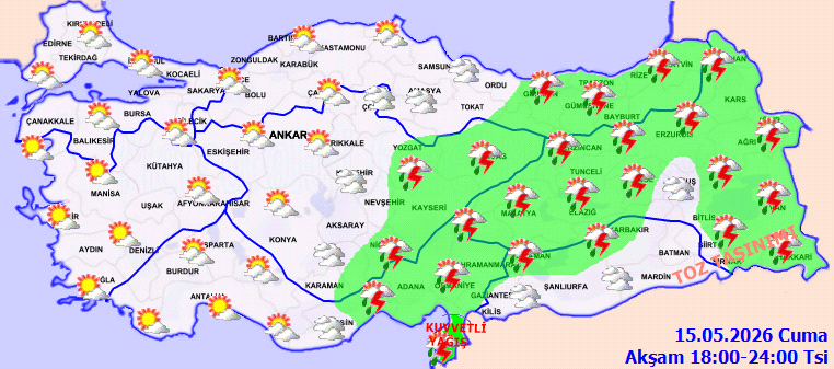 Meteoroloji uyarıları peş peşe dizdi: 3'ü büyükşehir 11 ilde alarm verdi - Resim : 3