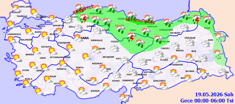 Gök delinmişçesine yağacak! Meteoroloji 10 ili tehlikeye karşı uyardı - Resim : 4