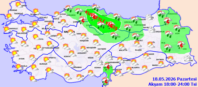 Gök delinmişçesine yağacak! Meteoroloji 10 ili tehlikeye karşı uyardı - Resim : 3