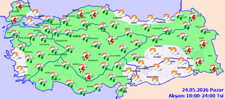 Sağanak kuvvetli yağıp dinecek sonra geri gelecek: Meteoroloji gün gün saat saat açıkladı - Resim : 7