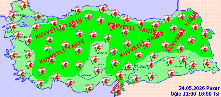 Sağanak kuvvetli yağıp dinecek sonra geri gelecek: Meteoroloji gün gün saat saat açıkladı - Resim : 6