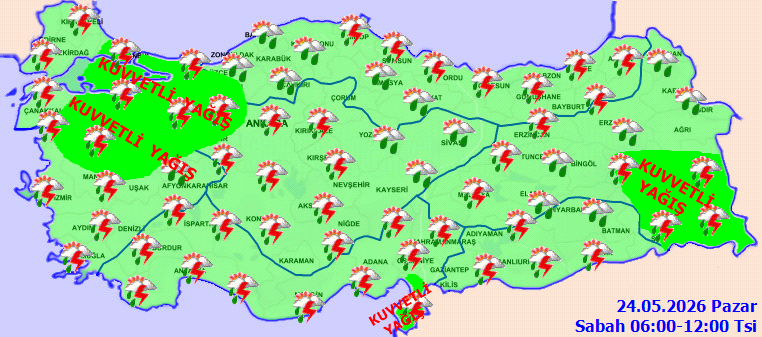 Sağanak kuvvetli yağıp dinecek sonra geri gelecek: Meteoroloji gün gün saat saat açıkladı - Resim : 5