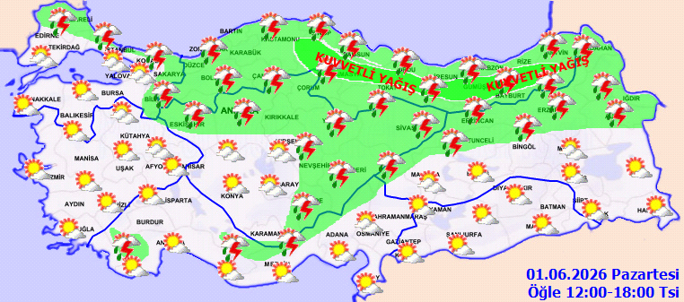 Yağış doğudan batıya uzanacak: İstanbul'u da içine alacak - Resim : 6