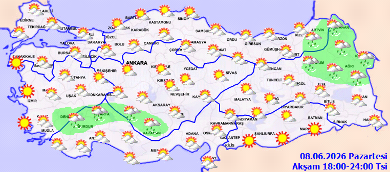 Meteoroloji kara haberi verdi: Şanslı illeri tek tek sıraladı - Resim : 5